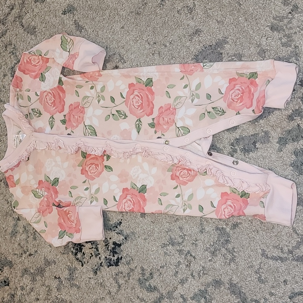 Gerber Pink and Green One Piece